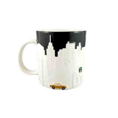 STARBUCKS 2012 NEW YORK RELIEF RAISED SKYLINE 16 oz MUG - Sold on eBay Jan, 2nd 2020 for $35.95
