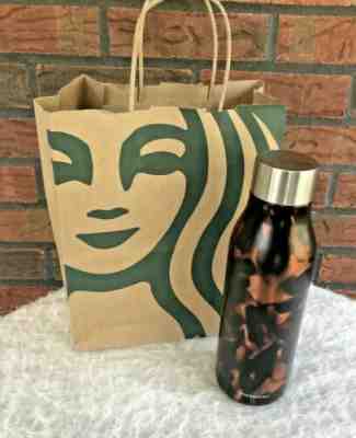 Starbucks Stainless Steel Tortoise Shell Water Bottle 20OZ Screw Top NEW RARE - Sold on eBay Jan, 2nd 2020 for $39.99