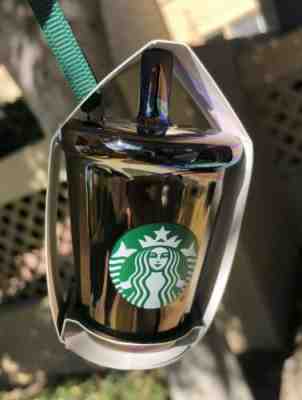Starbucks Opalescent Iridescent Ceramic Cold Cup Ornament 2019 Christmas Holiday - Sold on eBay Jan, 2nd 2020 for $16.99
