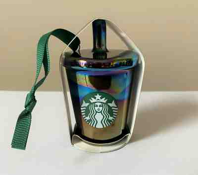 2019 STARBUCKS Black Iridescent CUP ORNAMENT Christmas FREE SHIP! - Sold on eBay Jan, 2nd 2020 for $15.89