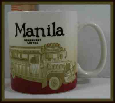 Starbucks MANILA Collectors Series (16 oz) City Global Icon Coffee Mug Cup 2011 - Sold on eBay Jan, 2nd 2020 for $19.66