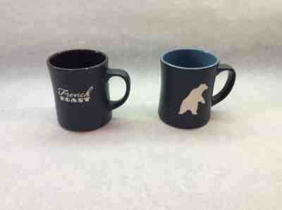 Lot of 2 Starbucks Mugs 2011 Blue French Roast and 2012 Blue Polar Bear - Sold on eBay Jan, 2nd 2020 for $20.00