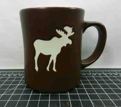 STARBUCKS MOOSE Original 2009 COFFEE MUG Brown Cup EMBOSSED New Bone China 16 oz - Sold on eBay Jan, 2nd 2020 for $23.99