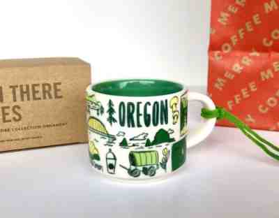 Starbucks Oregon Been There Series 2oz Ceramic  Mug Cup Ornament Portland - Sold on eBay Jan, 2nd 2020 for $24.99