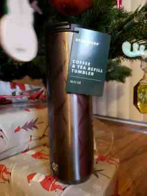 Starbucks Grey Brewed Refill Tumbler Free Grande Coffee Tea January 2020 In Hand - Sold on eBay Jan, 2nd 2020 for $29.99