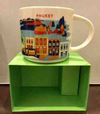 NIB 2019 Starbucks Thailand Phuket YAH You are Here Global Mug 14 oz  -No Card - Sold on eBay Jan, 2nd 2020 for $47.99