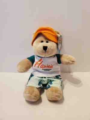 Q2 Starbucks Coffee Bearista Hawaii Plush Bear Collection 2010 Orgnl Outfit Tags - Sold on eBay Jan, 2nd 2020 for $19.99