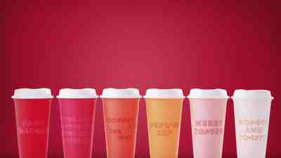 Starbucks 2019 Christmas Holiday Reusable Coffee Hot Cup 6 Pack Set New Sold Out - Sold on eBay Jan, 2nd 2020 for $23.99