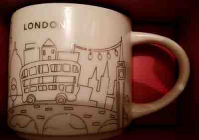 Starbuck London Christmas Gold Big Ben Tower Holiday You Are Here Collection Mug - Sold on eBay Jan, 2nd 2020 for $34.95
