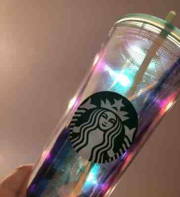 STARBUCKS  IRIDESCENT Siren mermaid Scale Sea Green Tumbler - Sold on eBay Jan, 2nd 2020 for $35.00
