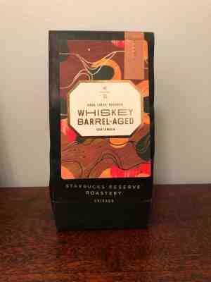 Starbucks Reserve Roastery Knob Creek Whiskey Barrel Aged Coffee 8oz Whole Bean - Sold on eBay Jan, 2nd 2020 for $67.00