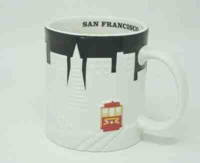 Starbucks San Francisco Skyline Cablecar Collector Series Mug Raised Relief 2012 - Sold on eBay Jan, 2nd 2020 for $24.99