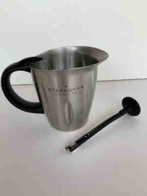Starbucks Barista Stainless Steel Milk Frothing Pitcher Cup with Thermometer - Sold on eBay Jan, 2nd 2020 for $26.99