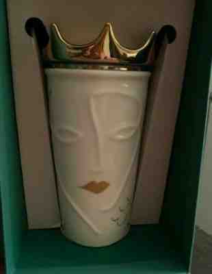 New Starbucks 2016 Siren Tumbler Gold Crown Mermaid Anniversary 10oz NIB Rare - Sold on eBay Jan, 2nd 2020 for $75.00