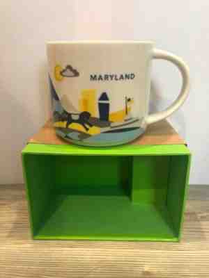 NEW IN BOX Starbucks You Are Here Collection Maryland Mug - Sold on eBay Jan, 2nd 2020 for $29.99