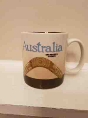 Starbucks Australia Mug Global Icon Series 2014 16oz Boomerang and Kangaroo EUC - Sold on eBay Jan, 2nd 2020 for $35.00