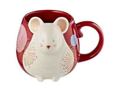 Starbucks Korea 2020 Zodiac New Year Mouse Red Mug - Sold on eBay Jan, 2nd 2020 for $23.00