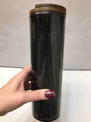 NWT Starbucks Black Tumbler with Tortoise Shell Sealing Twist Lid 16 oz  NEW - Sold on eBay Jan, 2nd 2020 for $20.99
