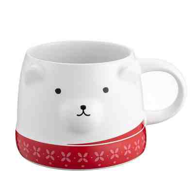 STARBUCKS 2019 Taiwan Christmas Mug Mr. Polar Bear Mug 14OZ - Sold on eBay Jan, 2nd 2020 for $17.00