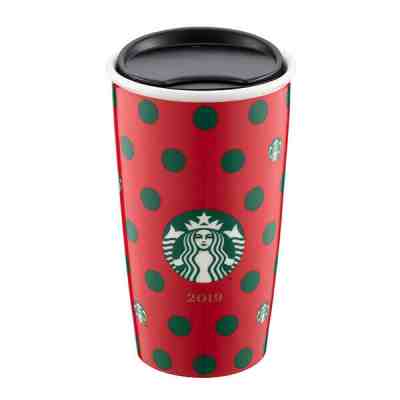 STARBUCKS 2019 Taiwan Christmas Mug RED CUP DW MUG 12OZ - Sold on eBay Jan, 2nd 2020 for $30.00