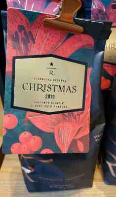 Starbucks Reserve Christmas 2019 Small Lot Coffee Beans 8.8 Oz. - New! - Sold on eBay Jan, 2nd 2020 for $33.95