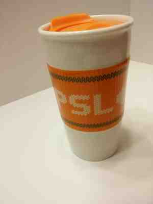 Starbucks TEAM PSL Ceramic Travel Mug PUMPKIN SPICE LATTE 2016 Birthday Gift - Sold on eBay Jan, 2nd 2020 for $17.50