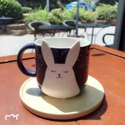 New Starbucks 2018 China Mid Autumn Day Bright Moon Rabbit Mug Set - Sold on eBay Jan, 2nd 2020 for $35.00