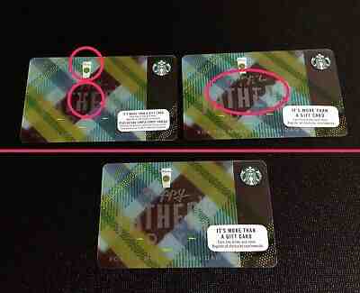 ???????? CANADA & ???????? USA STARBUCKS  " ERROR " GIFT CARD ( 2 PCS. ) --- RARE -- NEW - Sold on eBay Jan, 1st 2020 for $79.98