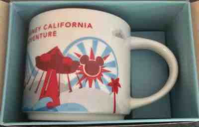 Disney Parks & Starbucks You Are Here Disney California Adventure Mug 14oz NIB - Sold on eBay Jan, 1st 2020 for $29.97