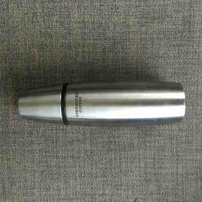 Starbucks stainless coffee Tumbler Thermos Retro Art Deco Style 17 oz - Sold on eBay Jan, 1st 2020 for $17.99