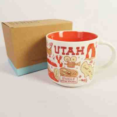 Starbucks UTAH You Are Here 2018 Ltd BEEN THERE Ceramic Coffee Cup 14 oz Mug - Sold on eBay Jan, 1st 2020 for $38.95