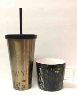 Starbucks Times Square Stainless Steel Tumbler Limited Edition Discontinued!!! 
