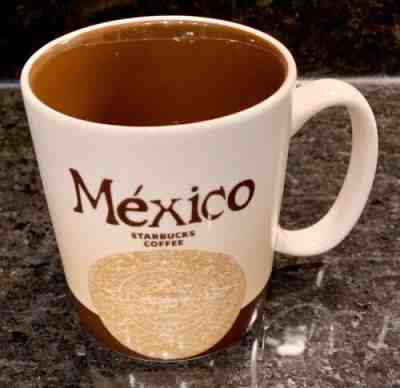 STARBUCKS COFFEE MUG MEXICO GLOBAL ICON SERIES 16 OZ  - Sold on eBay Jan, 1st 2020 for $20.00