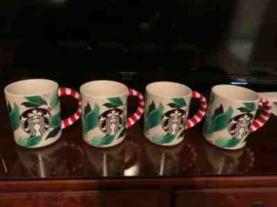 Starbucks Christmas Coffee Mug SET OF 4 With 4 Distinct Gift Cards - Sold on eBay Jan, 1st 2020 for $45.00