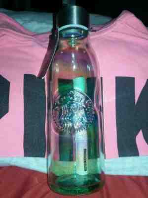 NEW Starbucks Recycled Glass 20oz Made In Spain Venti Cold Water Bottle - Rare!  - Sold on eBay Jan, 1st 2020 for $23.00