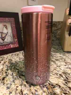 Starbucks 2019 Stainless Steel Tumbler Rose Pink White Confetti 12OZ NEW RARE - Sold on eBay Jan, 1st 2020 for $29.00