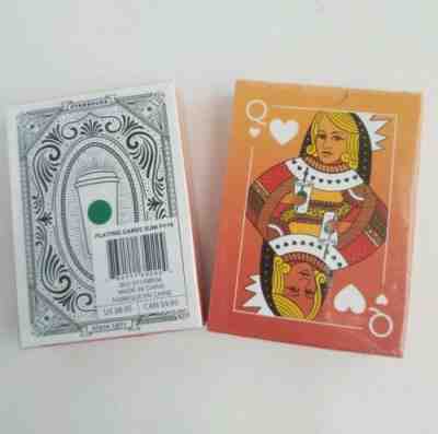 Lot of 2 - Deck Of Starbucks US Summer Playing Cards - 2019 Exclusive New Sealed - Sold on eBay Jan, 1st 2020 for $17.00