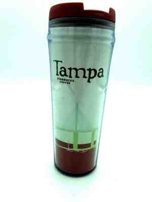 Starbucks 12oz Tampa Florida City Collector Series Coffee Mug Travel Cup w lid - Sold on eBay Jan, 1st 2020 for $27.07