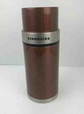 Starbucks Stainless Steel Brown Insulated 17 oz Tumbler Thermos Travel Mug 2006 - Sold on eBay Jan, 1st 2020 for $24.00