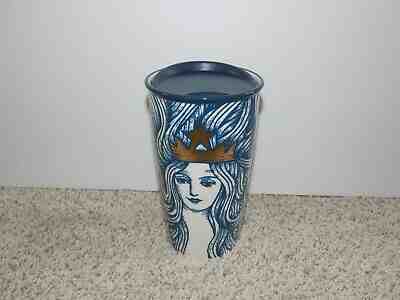 Starbucks 2016 Siren Mermaid Gold Crown Anniversary Tumbler Mug 120z - Sold on eBay Jan, 1st 2020 for $39.99