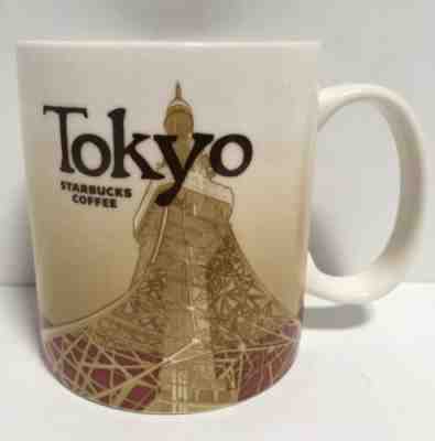 Starbucks Tokyo Japan Global Icon 16oz Mug 2009 Collector Series Super Rare New