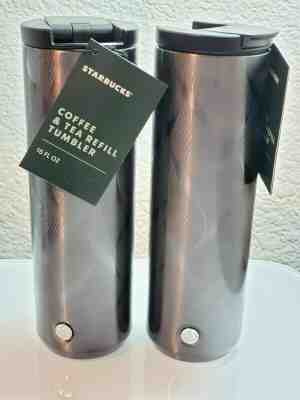 Starbucks Refill Tumbler Free Unlimited Coffee & Tea January 2020 2x - Sold on eBay Jan, 1st 2020 for $70.00