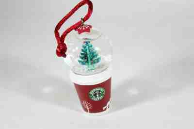 2006 Starbucks Christmas Snow Dome Coffee Drink Cup Christmas Ornament  - Sold on eBay Jan, 1st 2020 for $20.01