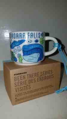 NIB New STARBUCKS Been There Series NIAGARA FALLS 2 oz Mini Coffee MUG ORNAMENT - Sold on eBay Jan, 1st 2020 for $23.00
