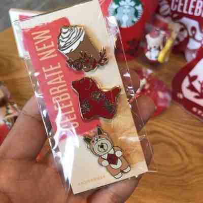 New Starbucks 2018 China Happy New Year Of Dog Pin Set - Sold on eBay Jan, 1st 2020 for $18.88
