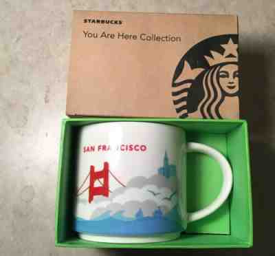STARBUCKS SAN FRANCISCO YOU ARE HERE COLLECTORS MUG, 14 OZ -NIB W/TAG - Sold on eBay Jan, 1st 2020 for $24.99