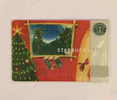 Starbucks 2005 Hawaiian Christmas Mele Kalikimaka Card, Covered Pin - Sold on eBay Jan, 1st 2020 for $72.99