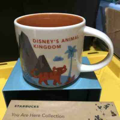 Starbucks Disney Animal Kingdom YAH You are Here 14 oz mug w/ box - Sold on eBay Jan, 1st 2020 for $23.75