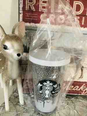 NEW Starbucks Holiday Edition 2016 Christmas POLAR BEAR Cold Cup Tumbler 16 oz - Sold on eBay Jan, 1st 2020 for $20.16