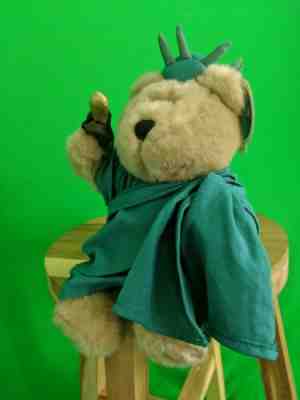 Starbucks Coffee Bearista NY Statue of Liberty Bear 2004 New York Plush Animal - Sold on eBay Dec, 31st 2019 for $30.00